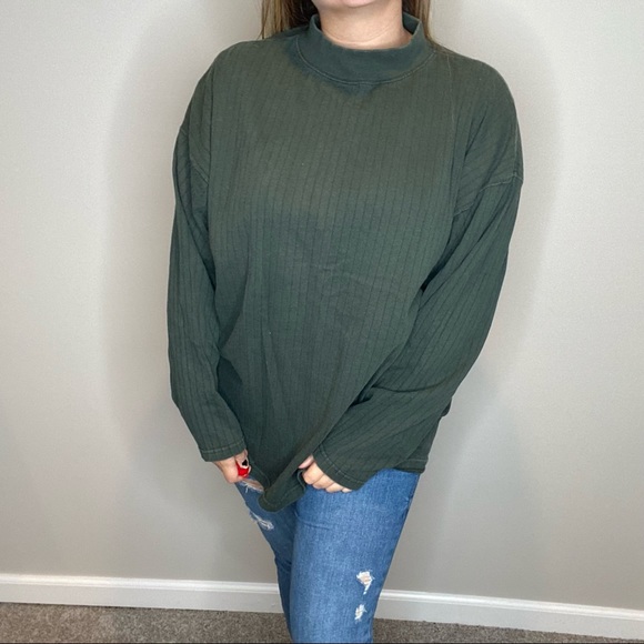 Lee Sweaters - Vintage Lee green Crewneck sweater Sz XL